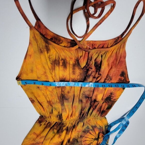 𝅺TIE Dye Spaghetti Strap Maxi One Size - Picture 7 of 13